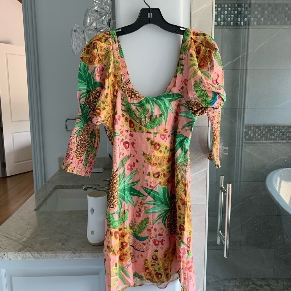 Farm Rio Mixed Fruits Mini Dress - Picture 11 of 15
